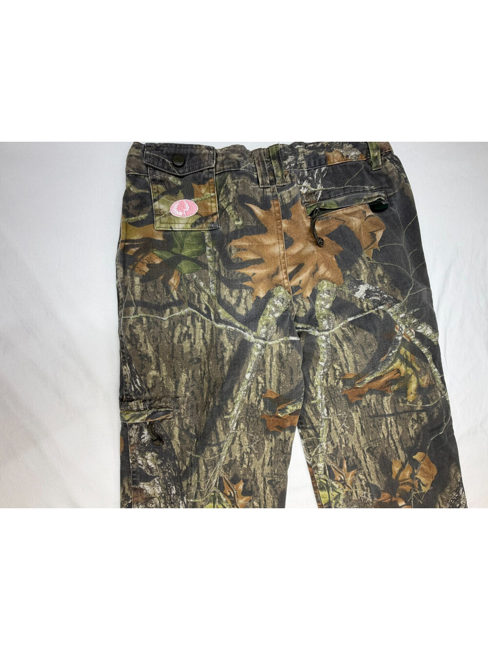 Mossy Oak Women's Cargo Pants Straight Flat Front Camouflage Size 8 Green - Picture 5 of 14